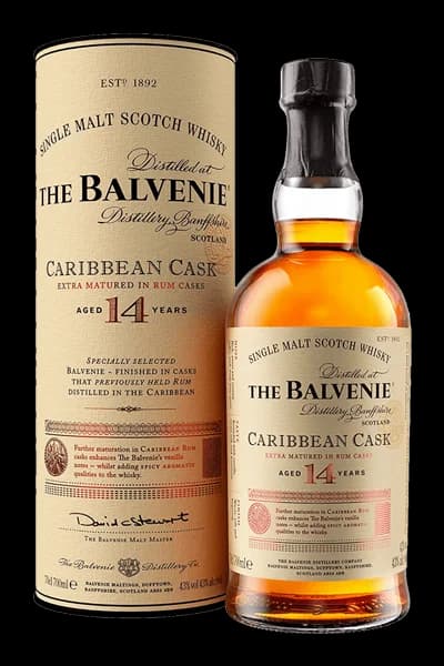 The Balvenie 14 Year Old Caribbean Cask Single Malt Scotch Whisky 700 ml